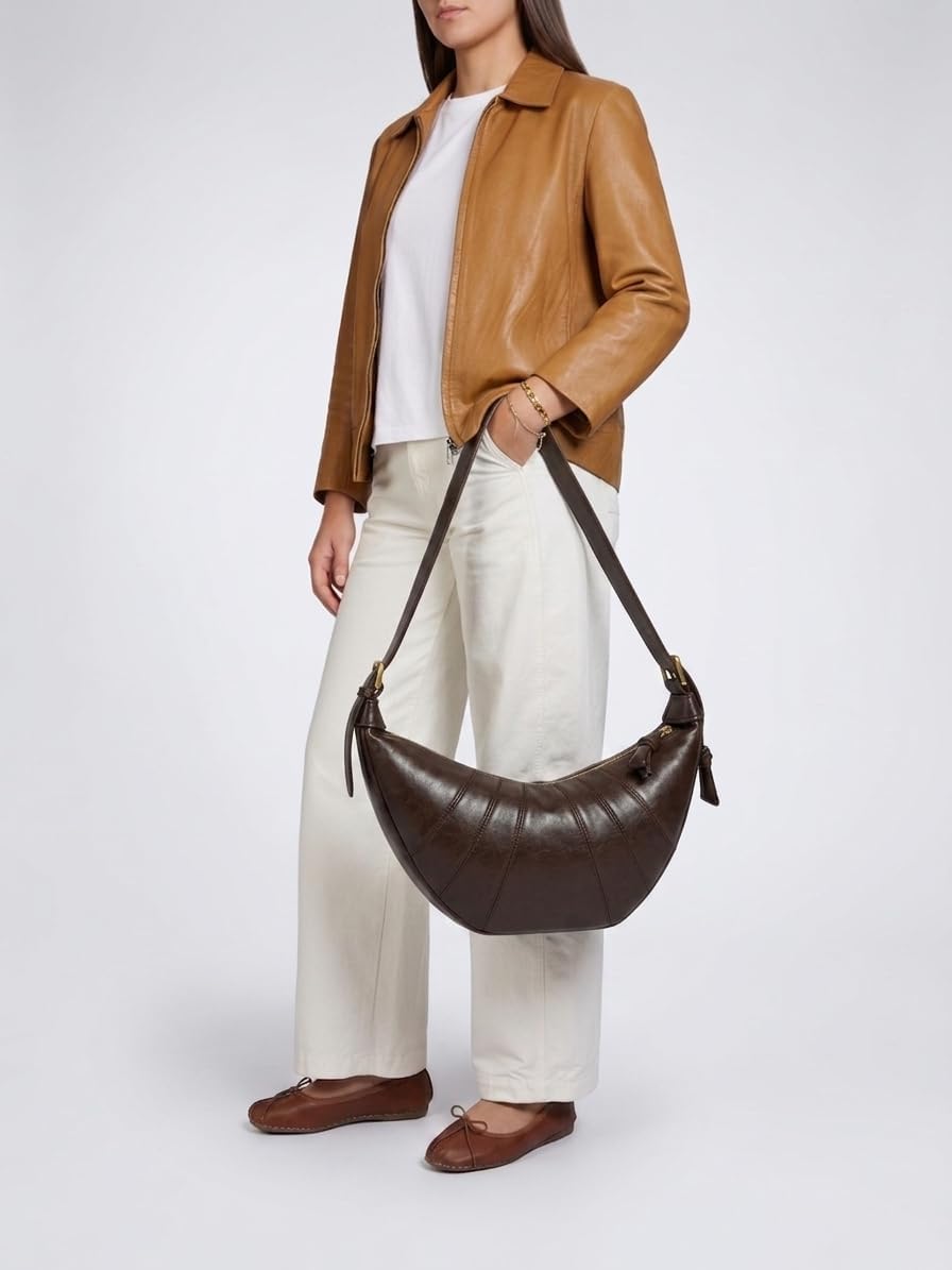 Croissant Bag in Coffee — photo 3