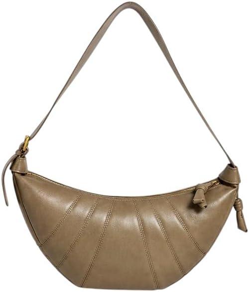 Croissant Bag in Taupe