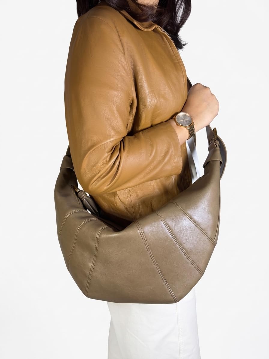 Croissant Bag in Taupe — photo 6
